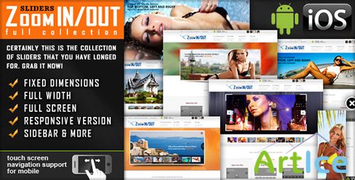 CodeCanyon - jquery Slider Zoom In/Out Effect Fully Responsive