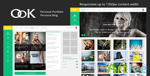ThemeForest - OoK - Personal Portfolio and Blog 1350px - RIP