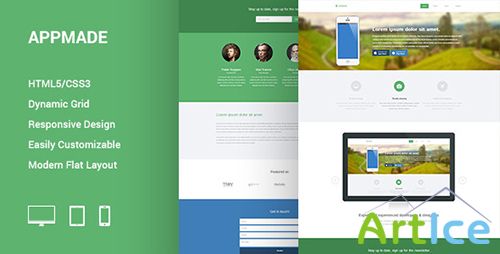 ThemeForest - APPMADE - Responsive App Landing Page - RIP