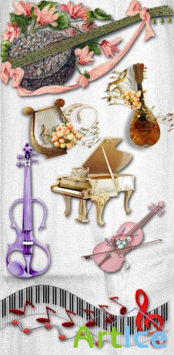 Musical Instruments PNG Files
