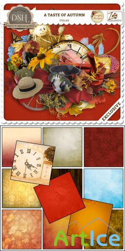 Scrap Set - A Taste of Autumn PNG and JPG Files