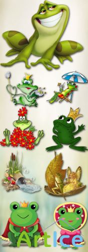 Enchanted Frog PNG and JPG Files