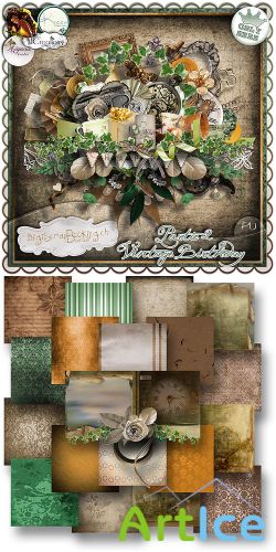 Scrap Set - Vintage Birthday Partie 2 PNG and JPG Files