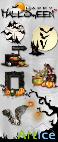 Halloween PNG and JPG Files