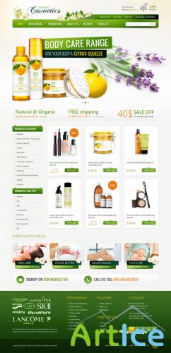 OmegaTheme - OT Cosmetics - Modern Beauty Shop Responsive Template for Joomla 2.5