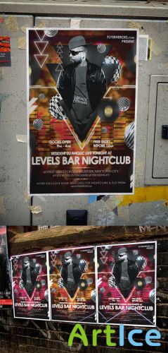 Levels Night Club Flyer Template