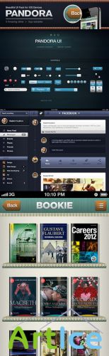 Pandora User Interface Pack for iOS