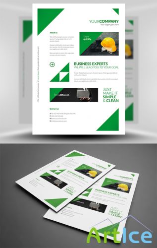 Corporate Flyer Template PSD