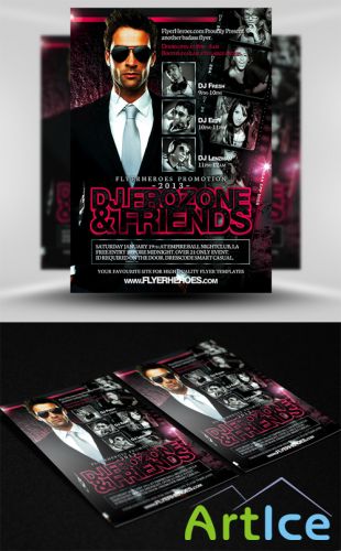 Frozone Flyer Template PSD