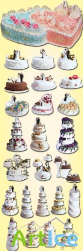 Wedding Cakes PNG Files