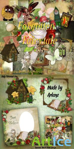 Scrap Set - Forgotten Fairytale PNG and JPG FIles