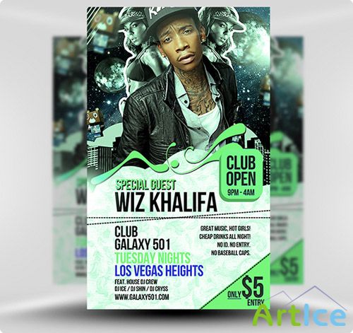 Galaxy501 Flyer Template PSD