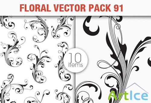 Floral Vector Pack 91