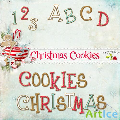 Christmas Cookies Alpha Set