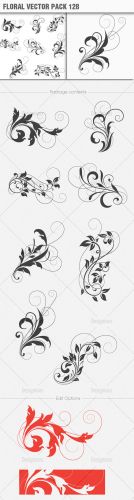 Floral Vector Pack 128