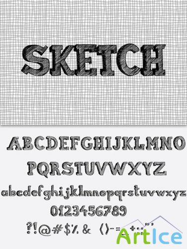 Sketch Font Pack 1
