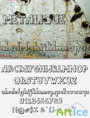 Metalique Font