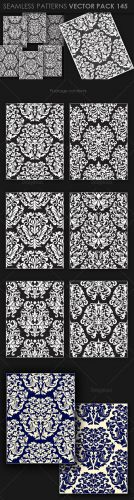Seamless Patterns Vector Pack 145