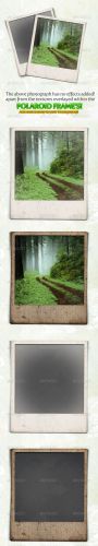 GraphicRiver - Gritty and Modern Polaroid Photo Frames 165349
