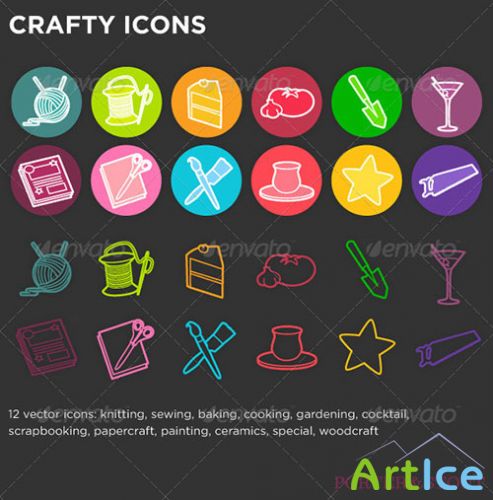 GraphicRiver - Crafty Icons 813195