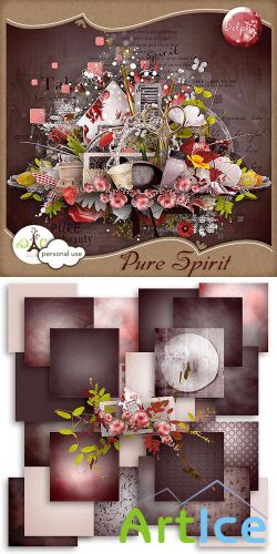 Scrap Set - Pure Spirit PNG and JPG Files