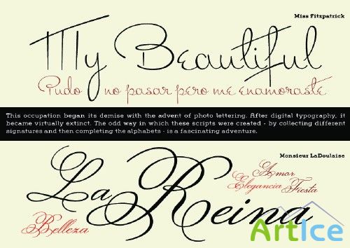 A Variety of Exclusive Fonts Part 4