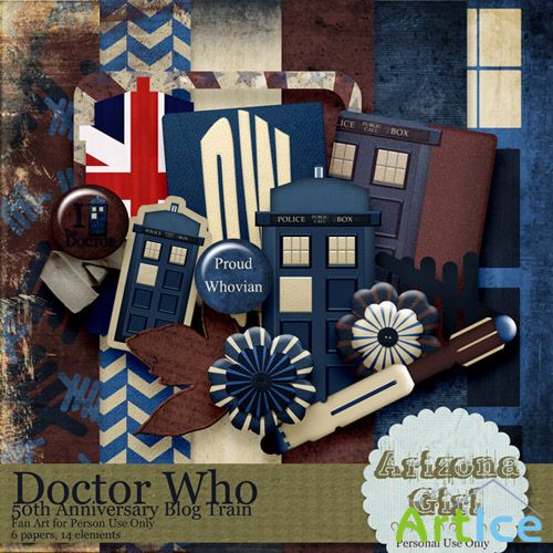 Scrap Kit - Doctor Who PNG and JPG Files