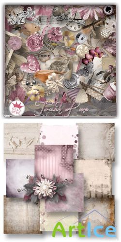 Scrap Kit - Touch of Me PNG and JPG Files