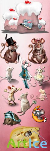 These Funny Mouse PNG Files