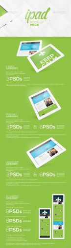 GraphicRiver - Animated iPad Mock-up Pack 5140242