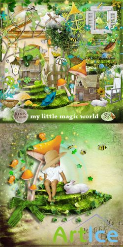 Scrap Set - My Little Magic World PNG and JPG Files