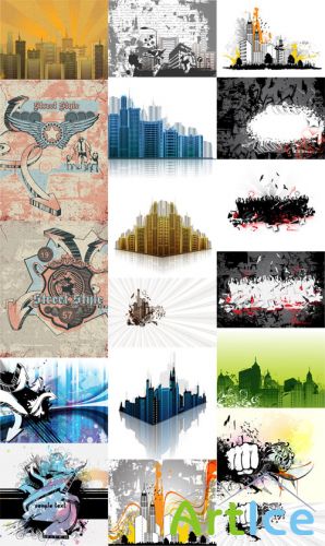 20 Urban Vector Illustrations