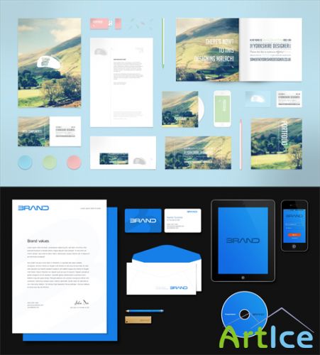 Stationery and Corporate Identity Mockup Templates