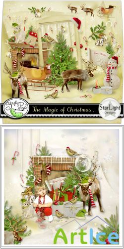 Scrap - The Magic of Christmas... PNG and JPG Files