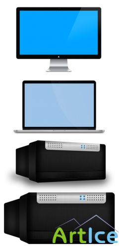 PSD Macbook Pro and Server