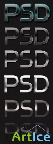 Premium PS Metal Layer Styles