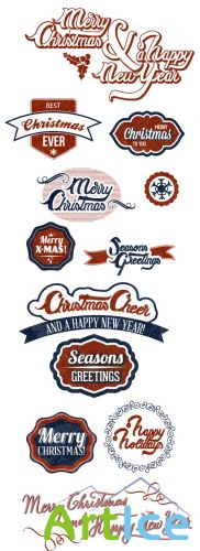 X-Mas Labels and Badges