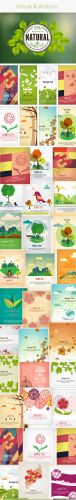 50 Nature Vector Illustrations