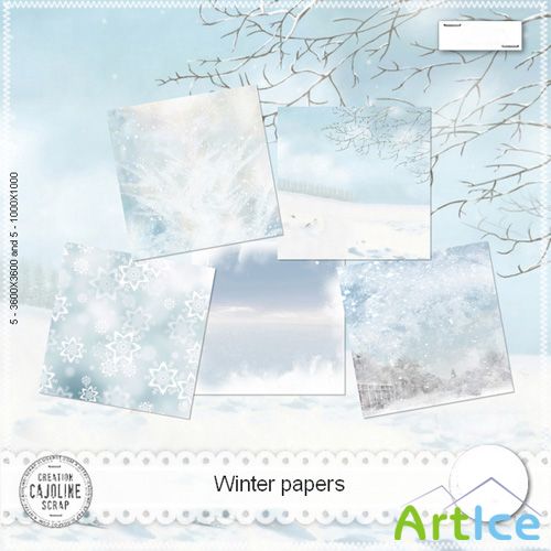 Winter Papers 2 JPG Files