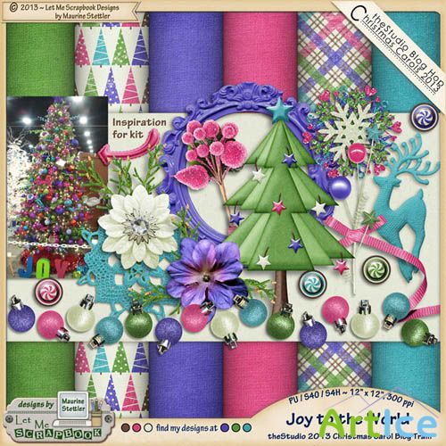 Scrap - Joy to The World Scrap PNG and JPG Files