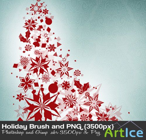 Holiday High-res Photoshop Brushes