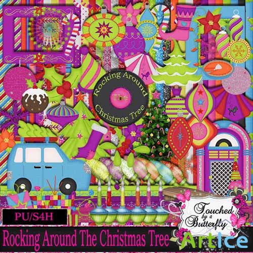 Scrsp Set - Rocking Around The Christmas Tree PNG and JPG Files