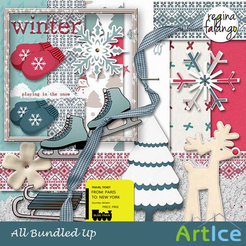 Scrap - Winter All Bundled Up PNG and JPG Files