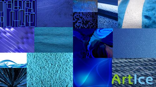 Texture of surfaces in Blue Tones JPG Files