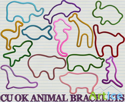 Animal Bracelets PNG Files