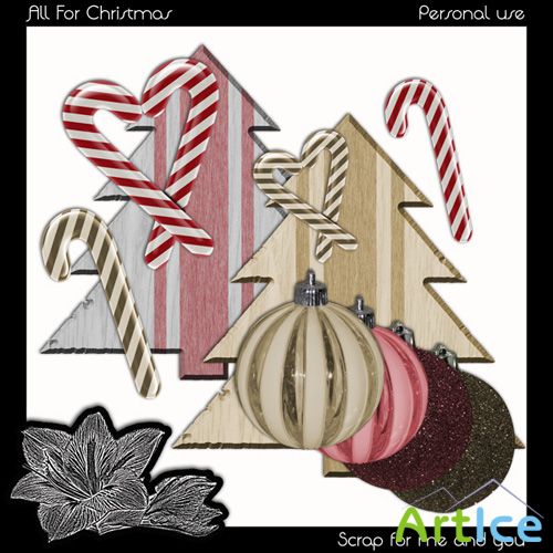 All For Christmas PNG Files