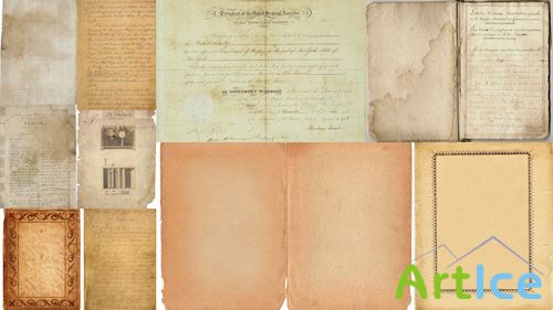 Old Manuscripts and Papers Textures JPG Files