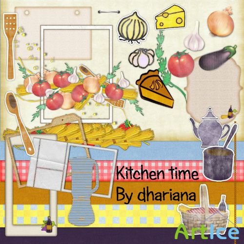 Scrap - Kitchen Time PNG and JPG Files