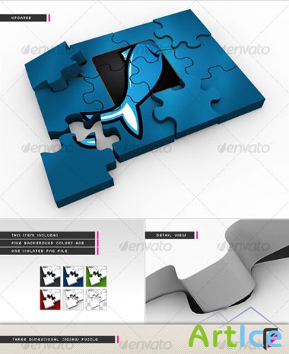 GraphicRiver - 3D Jigsaw Puzzle 64582