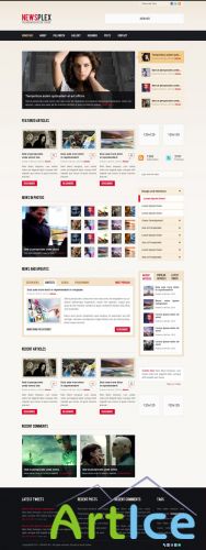 Newsplex Web Site Template